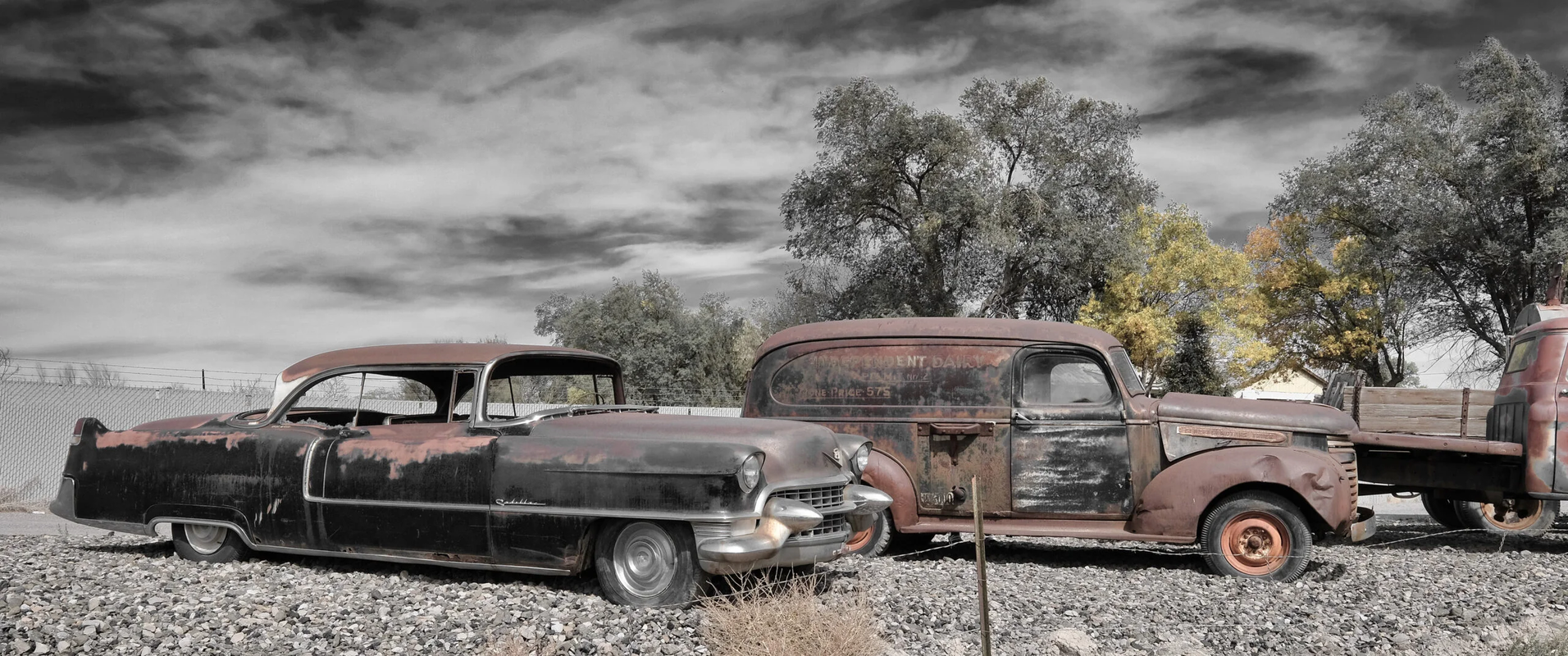 Vintage cars abandoned, USA