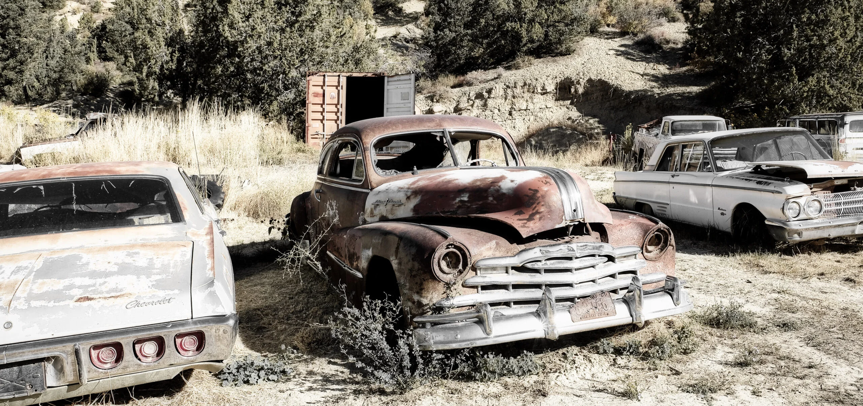 Abandoned cars, USA